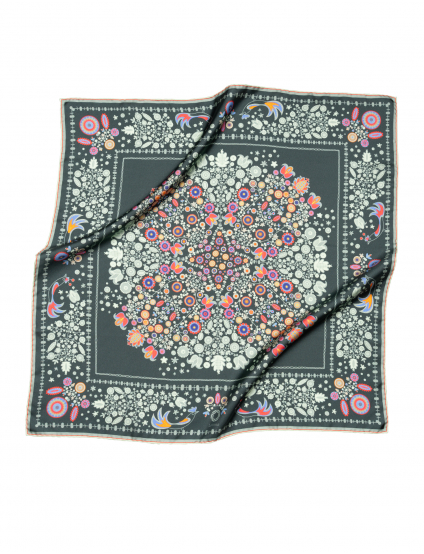 Картинка Шовкова хустина «Слобожанщина. Лісова пісня»